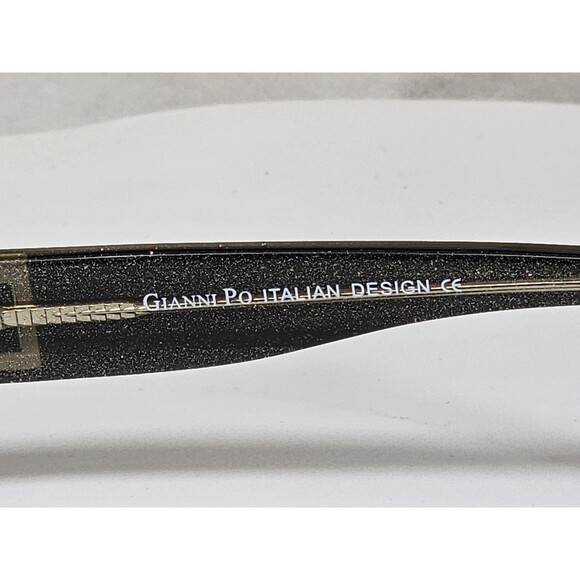 GIANNI PO PLATINUM  Women's Eyeglasses GP P05 51-18 135 black Italian Design New - Picture 6 of 14